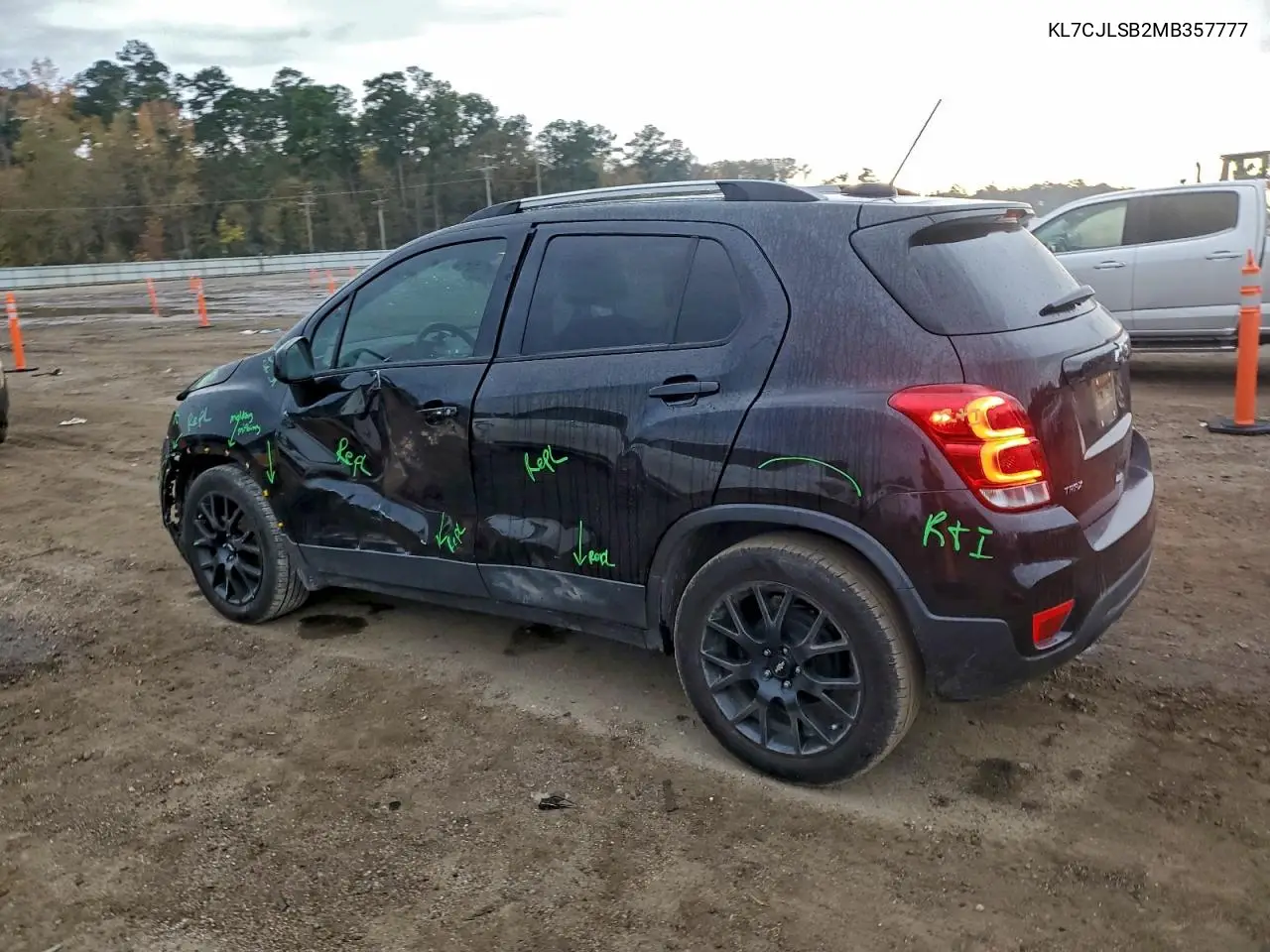 KL7CJLSB2MB357777 2021 Chevrolet Trax 1Lt