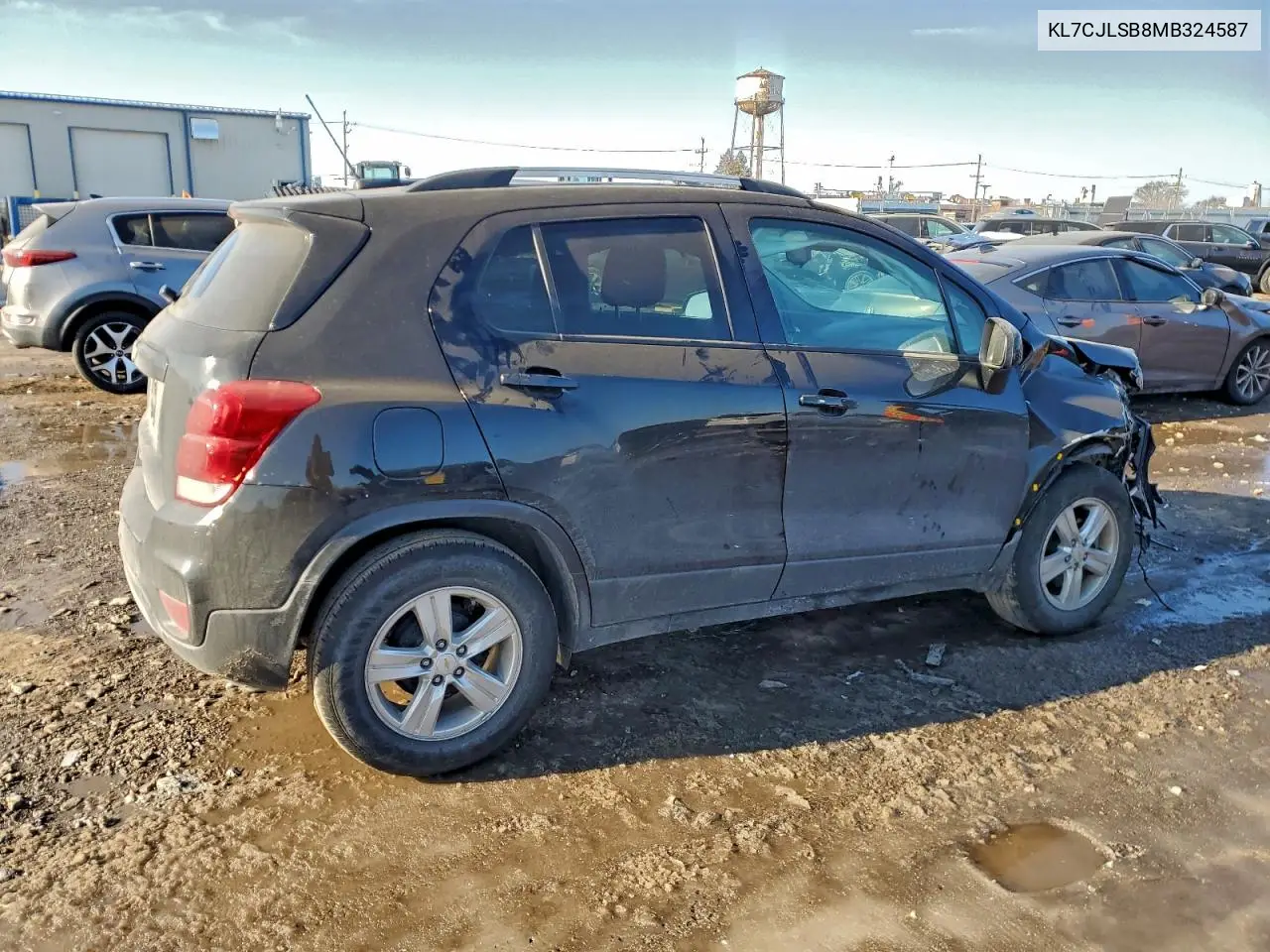 KL7CJLSB8MB324587 2021 Chevrolet Trax 1Lt
