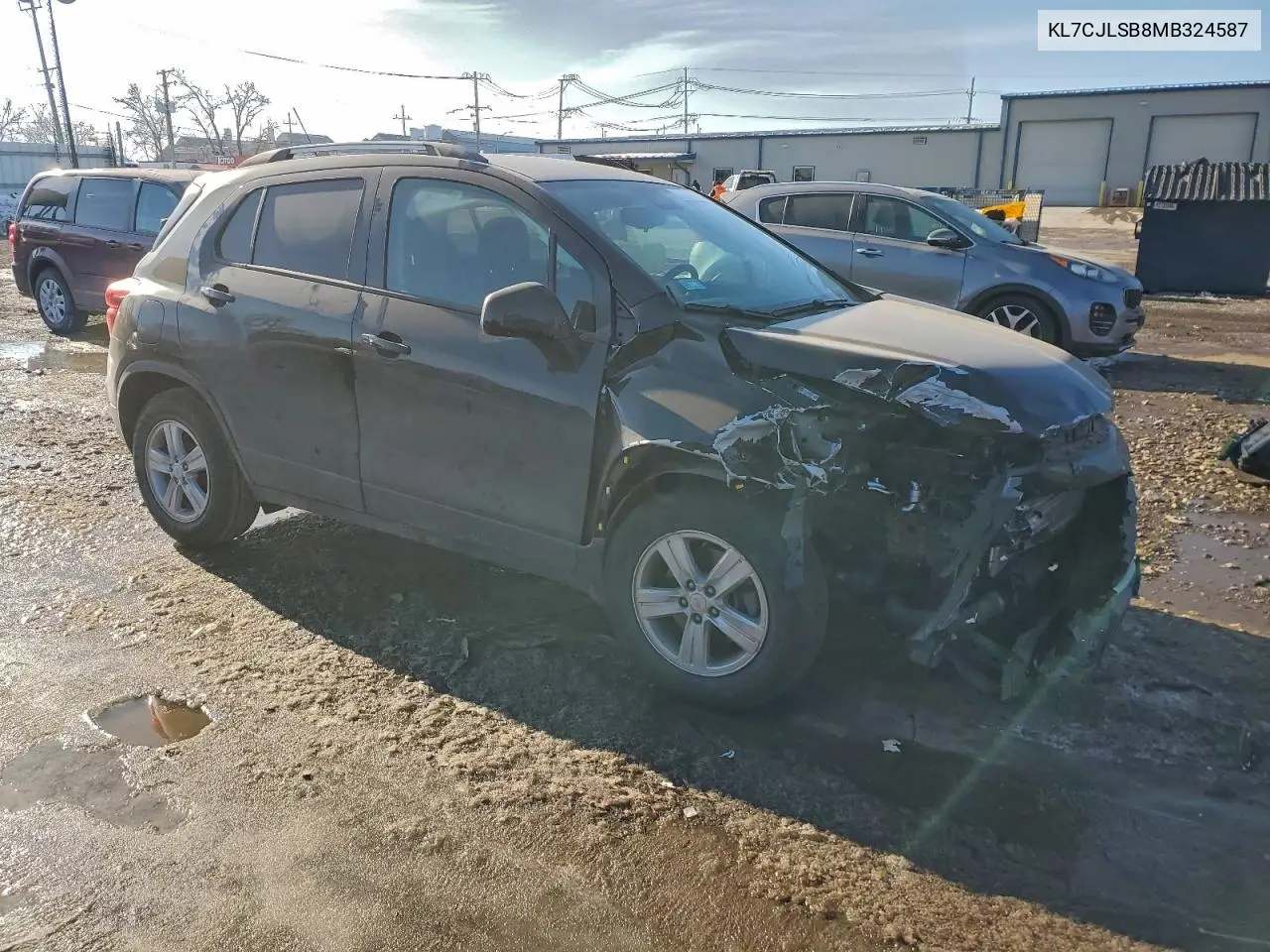 KL7CJLSB8MB324587 2021 Chevrolet Trax 1Lt