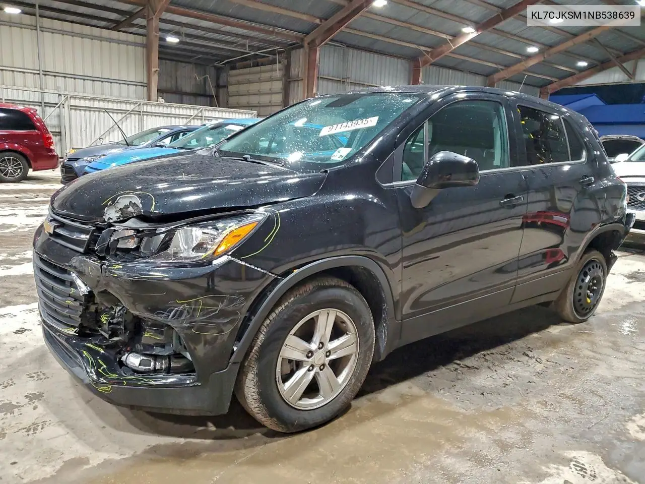 KL7CJKSM1NB538639 2022 Chevrolet Trax Ls