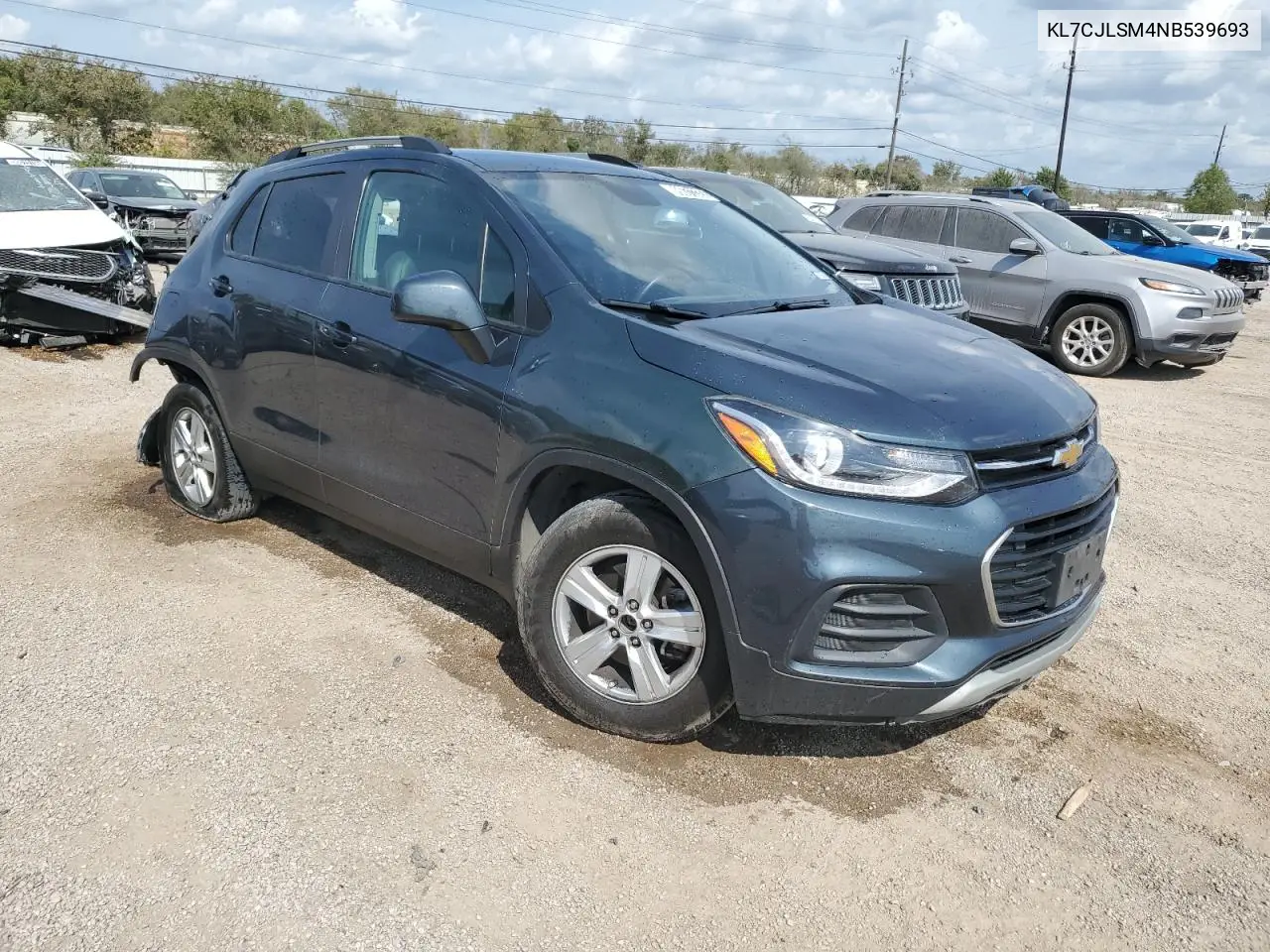 KL7CJLSM4NB539693 2022 Chevrolet Trax 1Lt