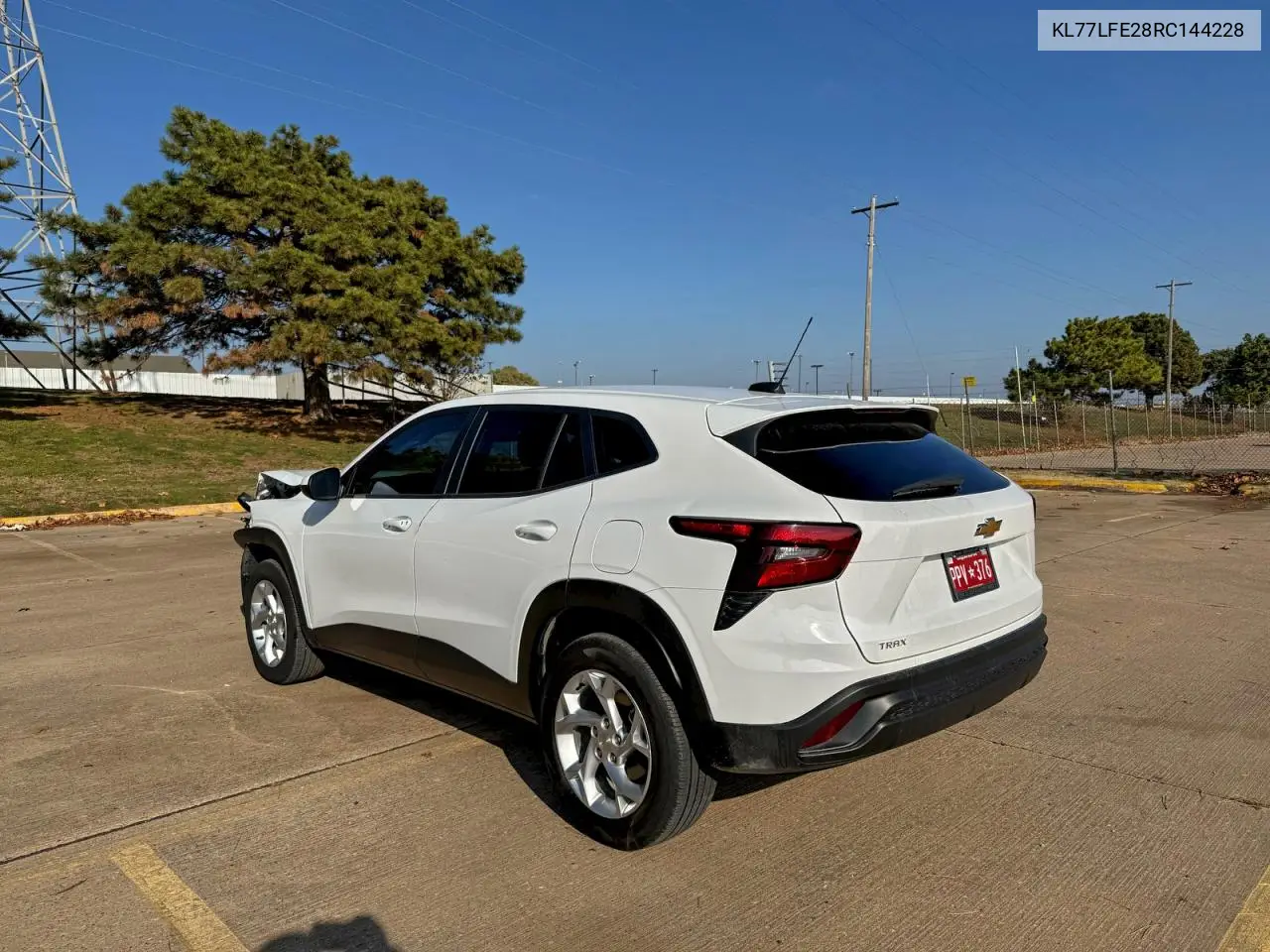 KL77LFE28RC144228 2024 Chevrolet Trax Ls