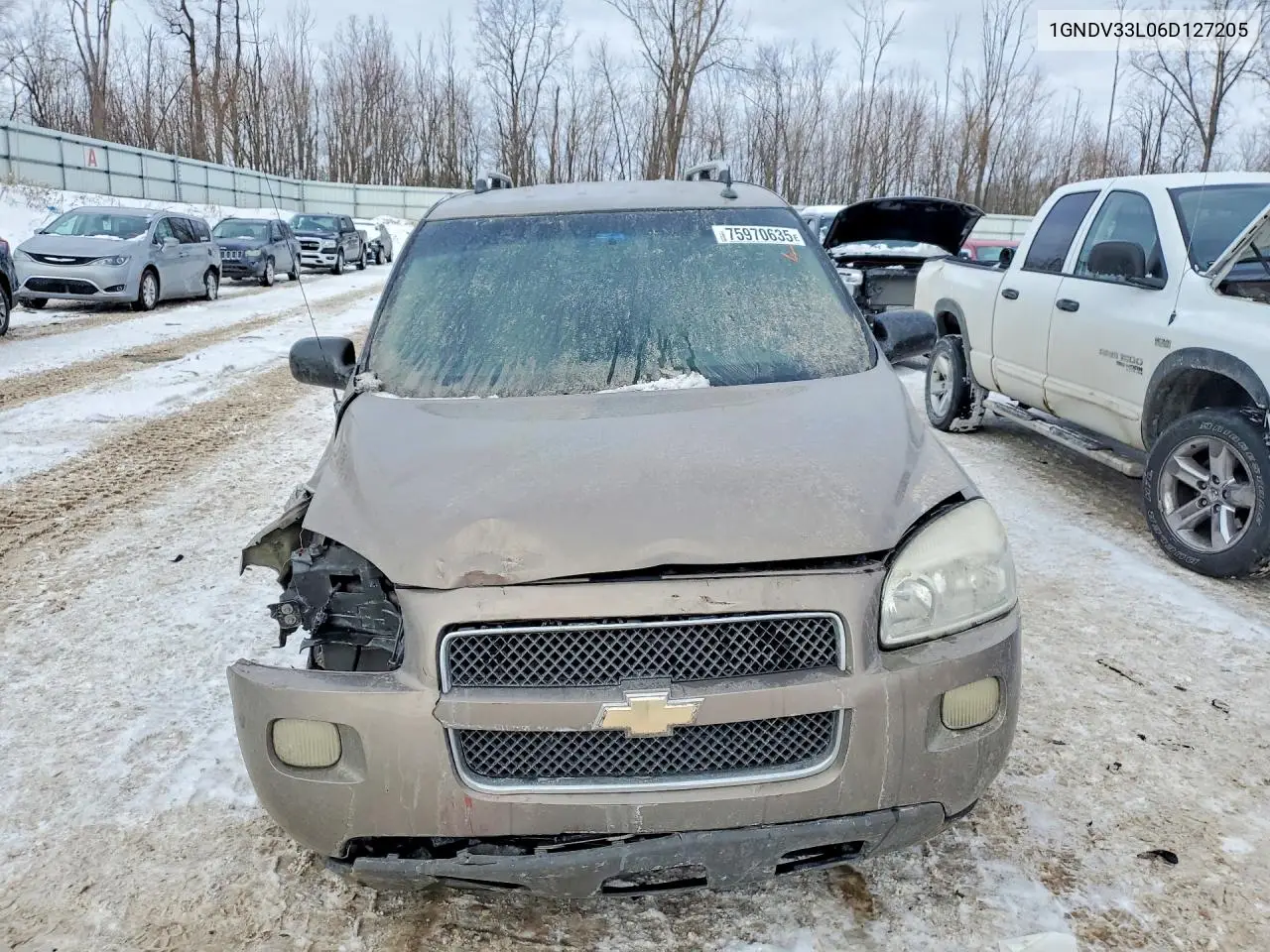 2006 Chevrolet Uplander Lt VIN: 1GNDV33L06D127205 Lot: 75970635