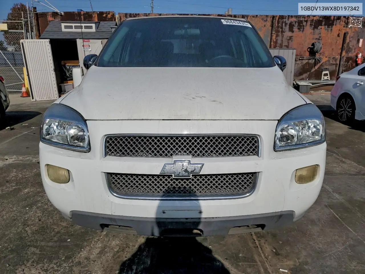 1GBDV13WX8D197342 2008 Chevrolet Uplander Incomplete