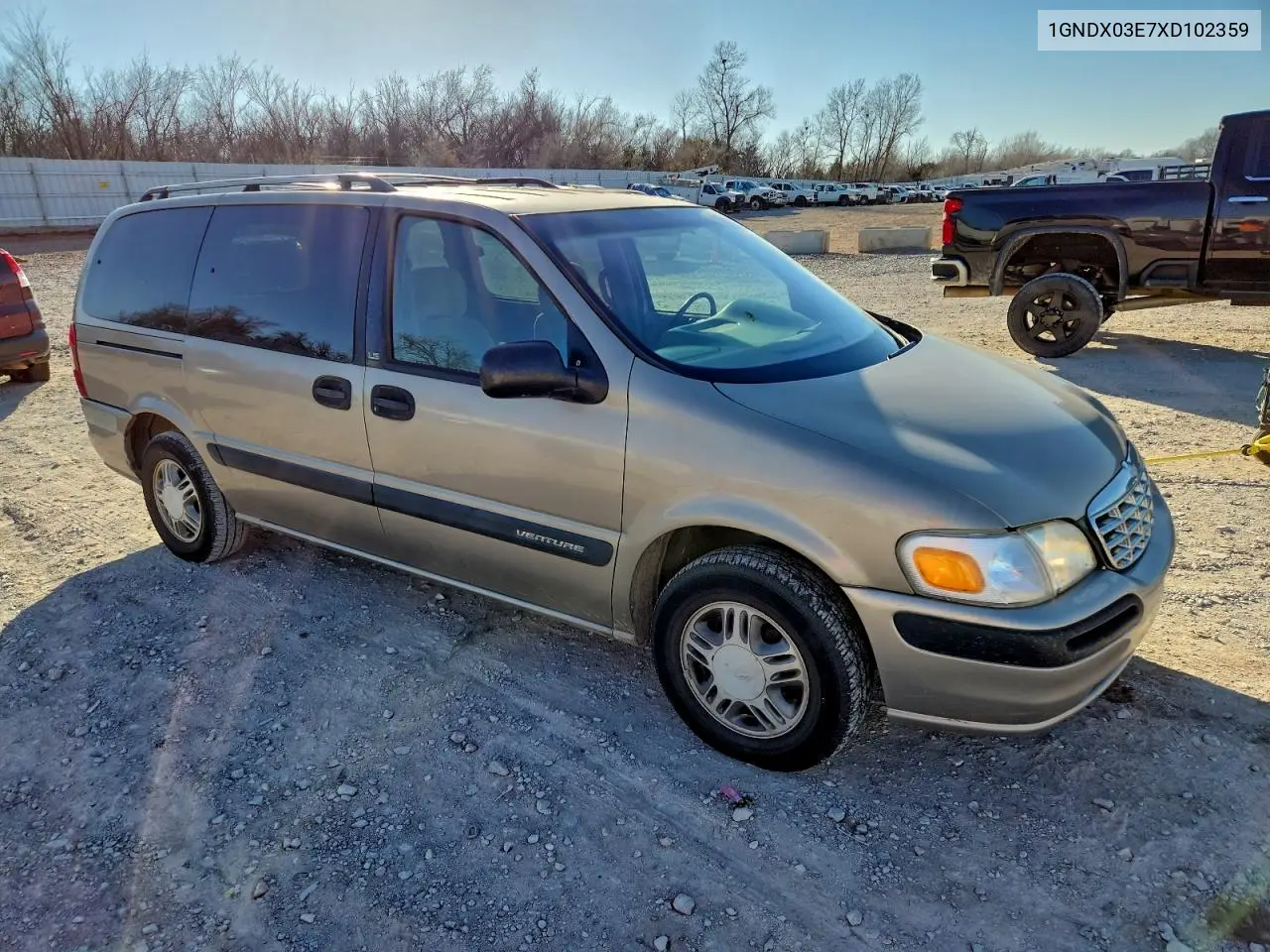 1999 Chevrolet Venture VIN: 1GNDX03E7XD102359 Lot: 73690055