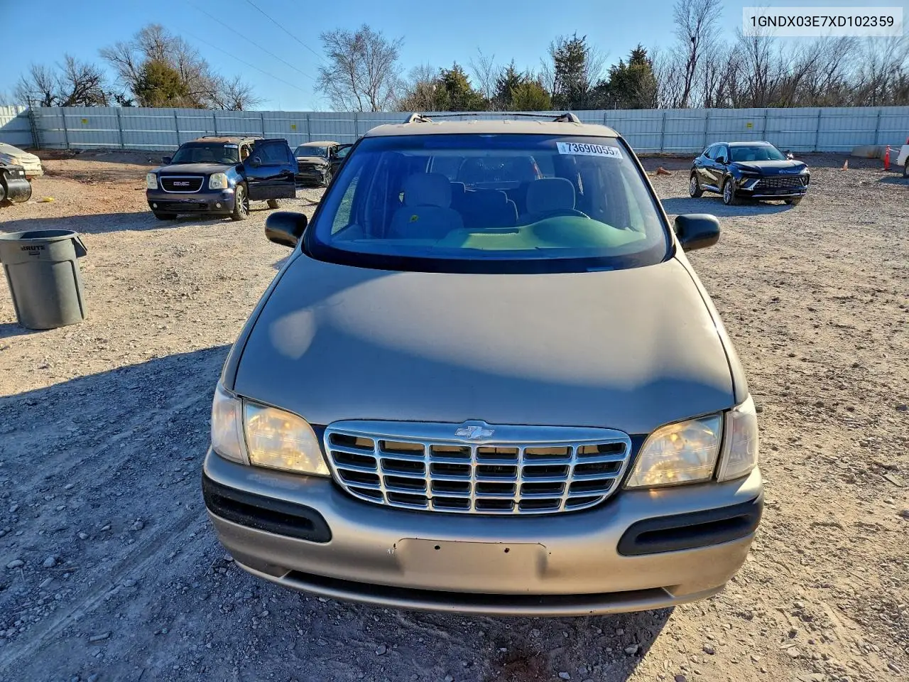 1999 Chevrolet Venture VIN: 1GNDX03E7XD102359 Lot: 73690055