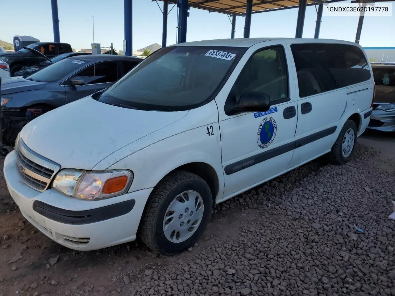 1GNDX03E62D197778 2002 Chevrolet Venture