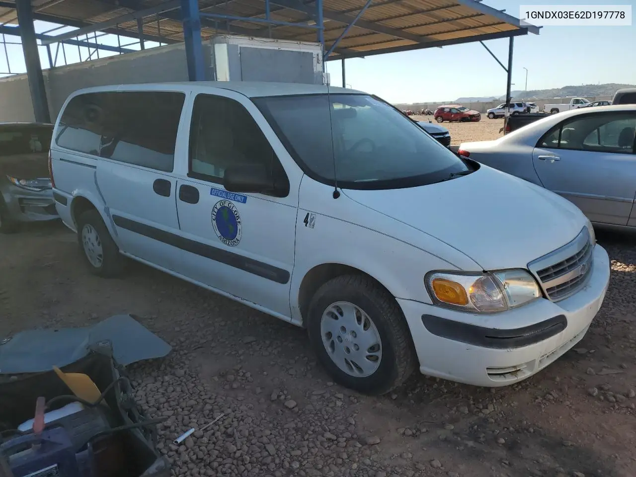 1GNDX03E62D197778 2002 Chevrolet Venture