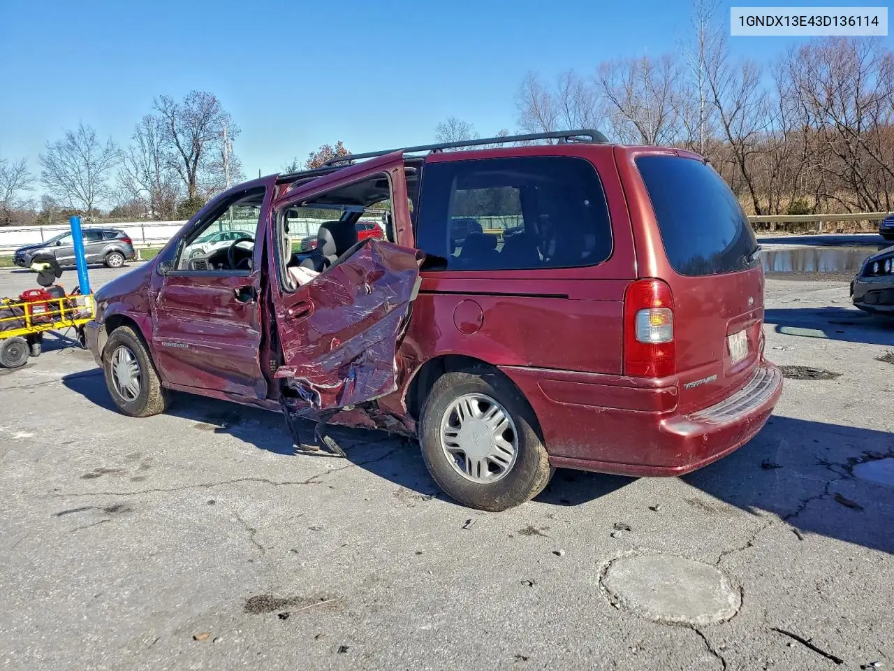 1GNDX13E43D136114 2003 Chevrolet Venture Luxury