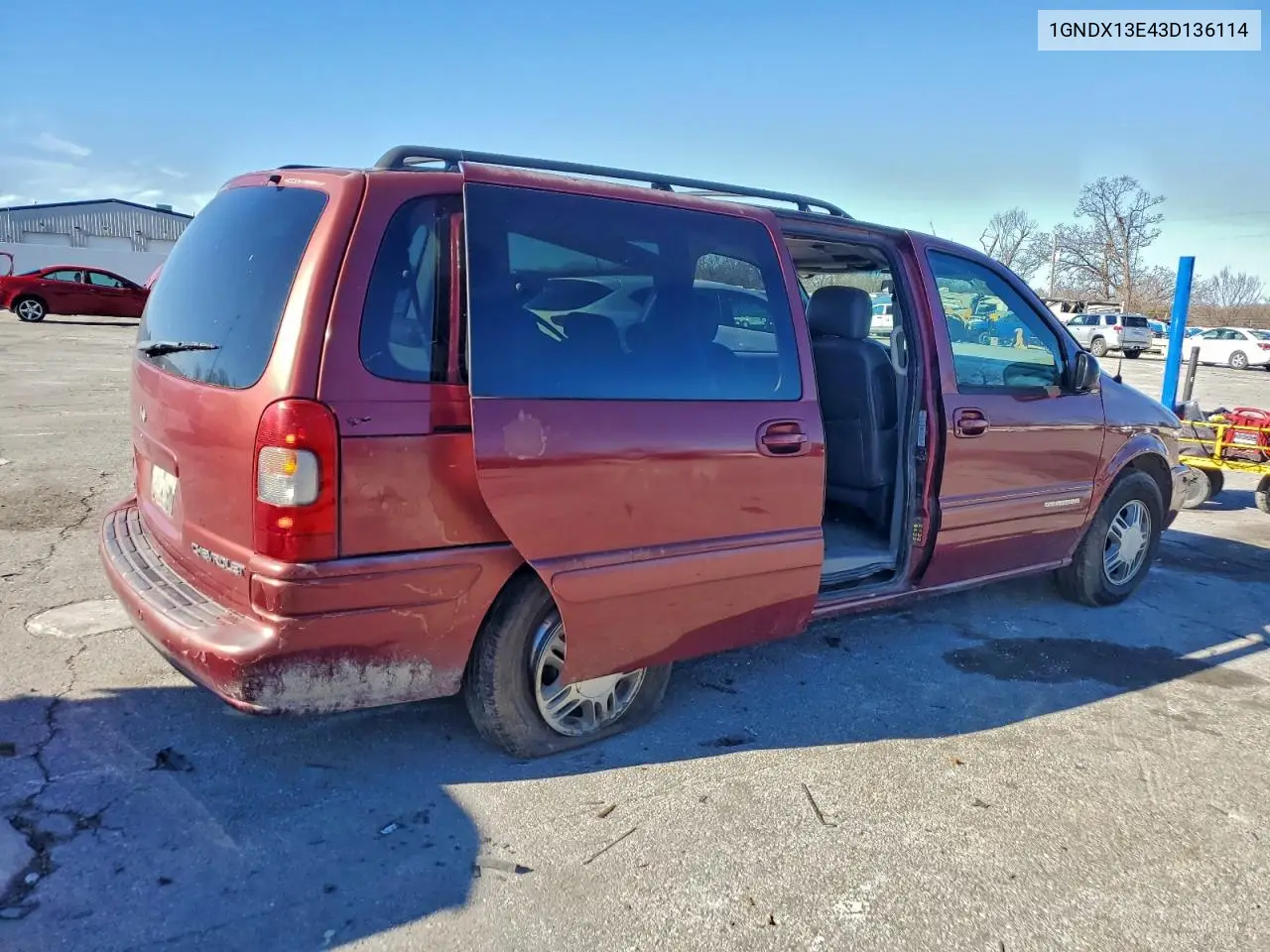 1GNDX13E43D136114 2003 Chevrolet Venture Luxury