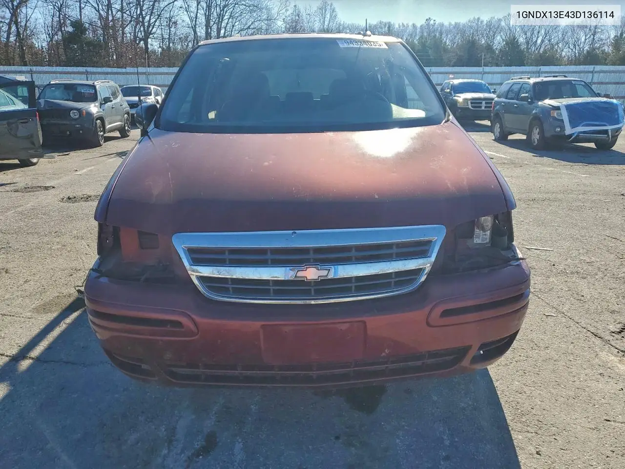 1GNDX13E43D136114 2003 Chevrolet Venture Luxury