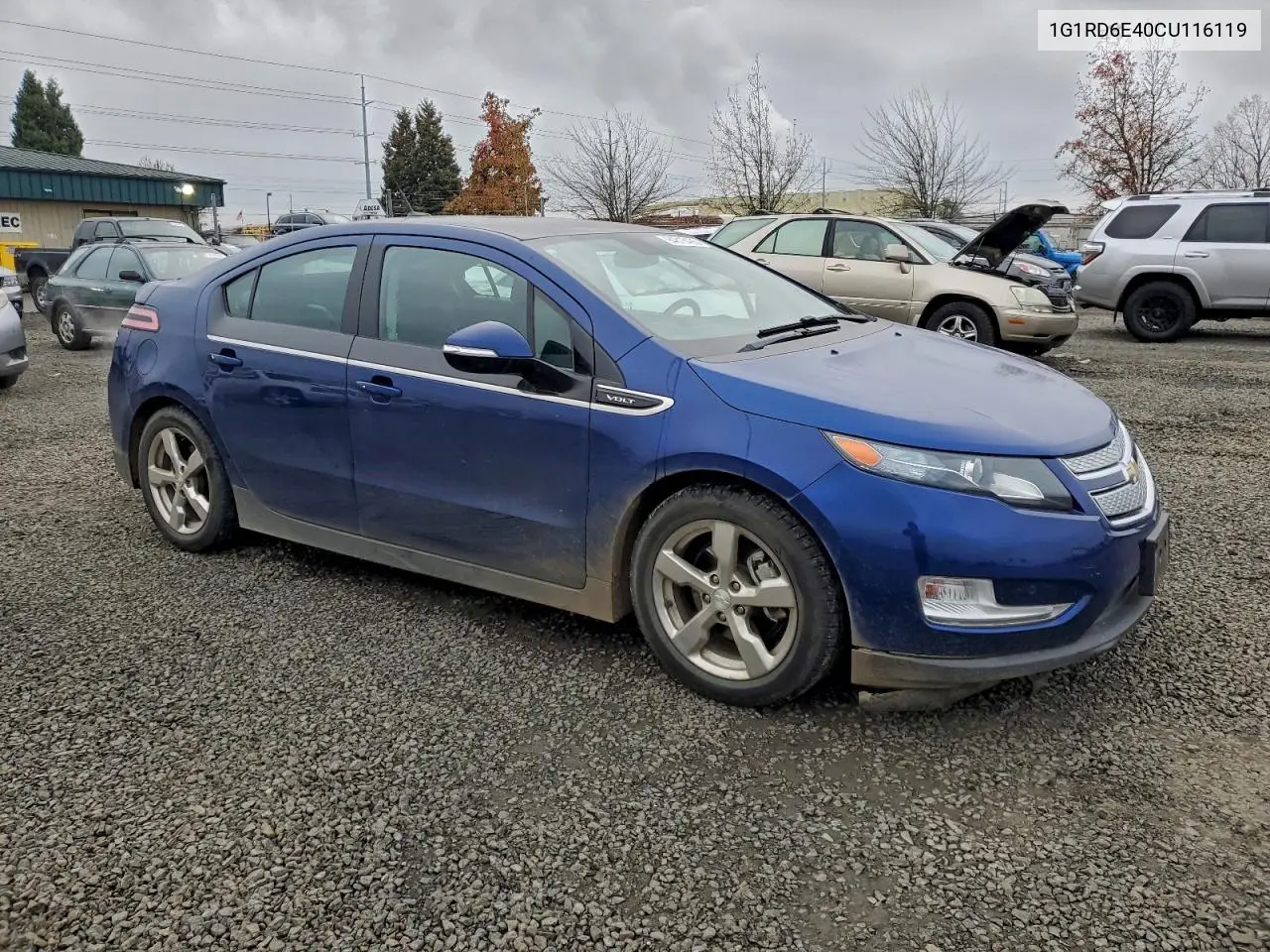 1G1RD6E40CU116119 2012 Chevrolet Volt