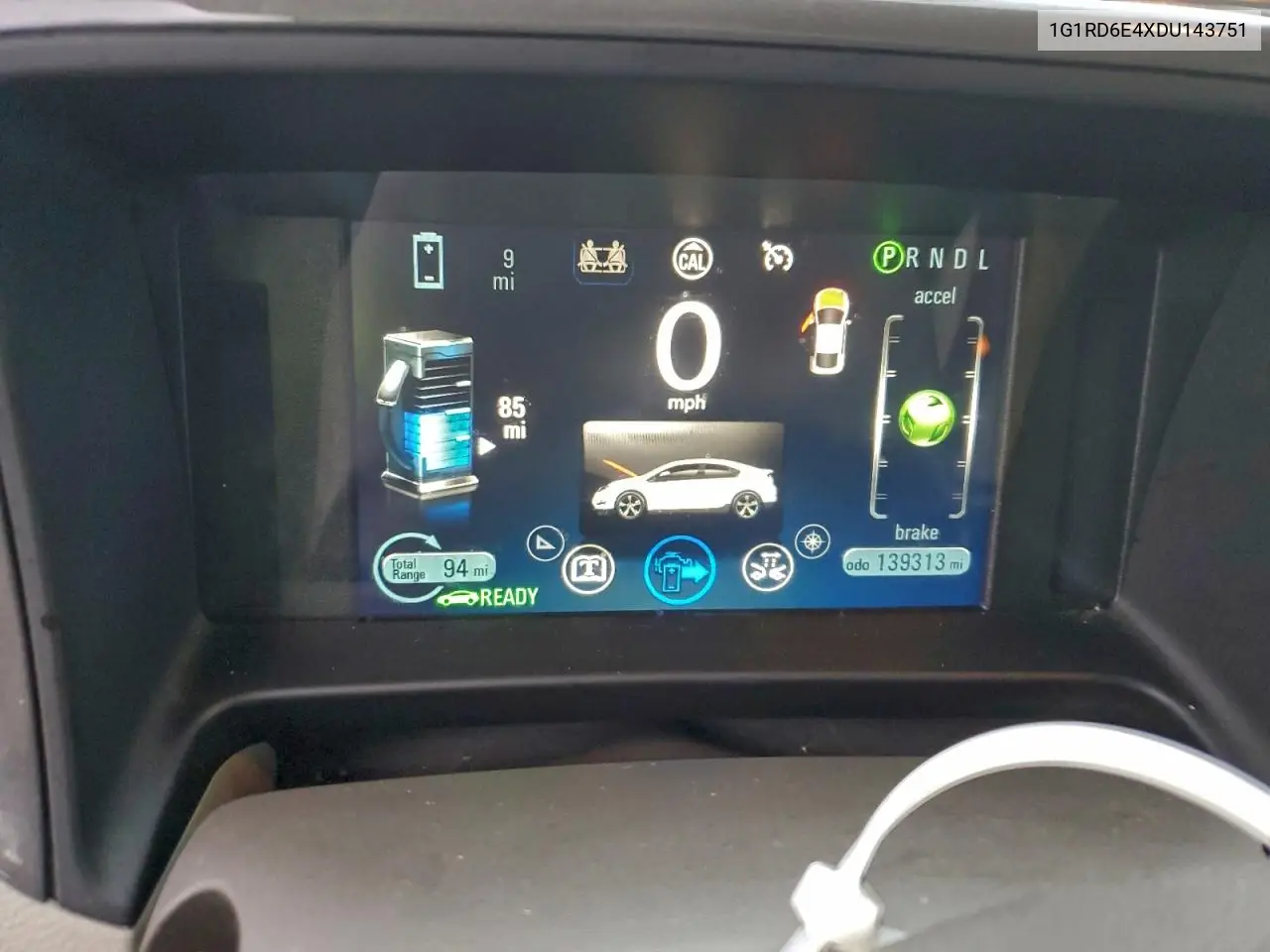 1G1RD6E4XDU143751 2013 Chevrolet Volt