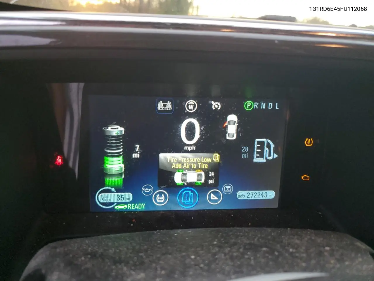 1G1RD6E45FU112068 2015 Chevrolet Volt