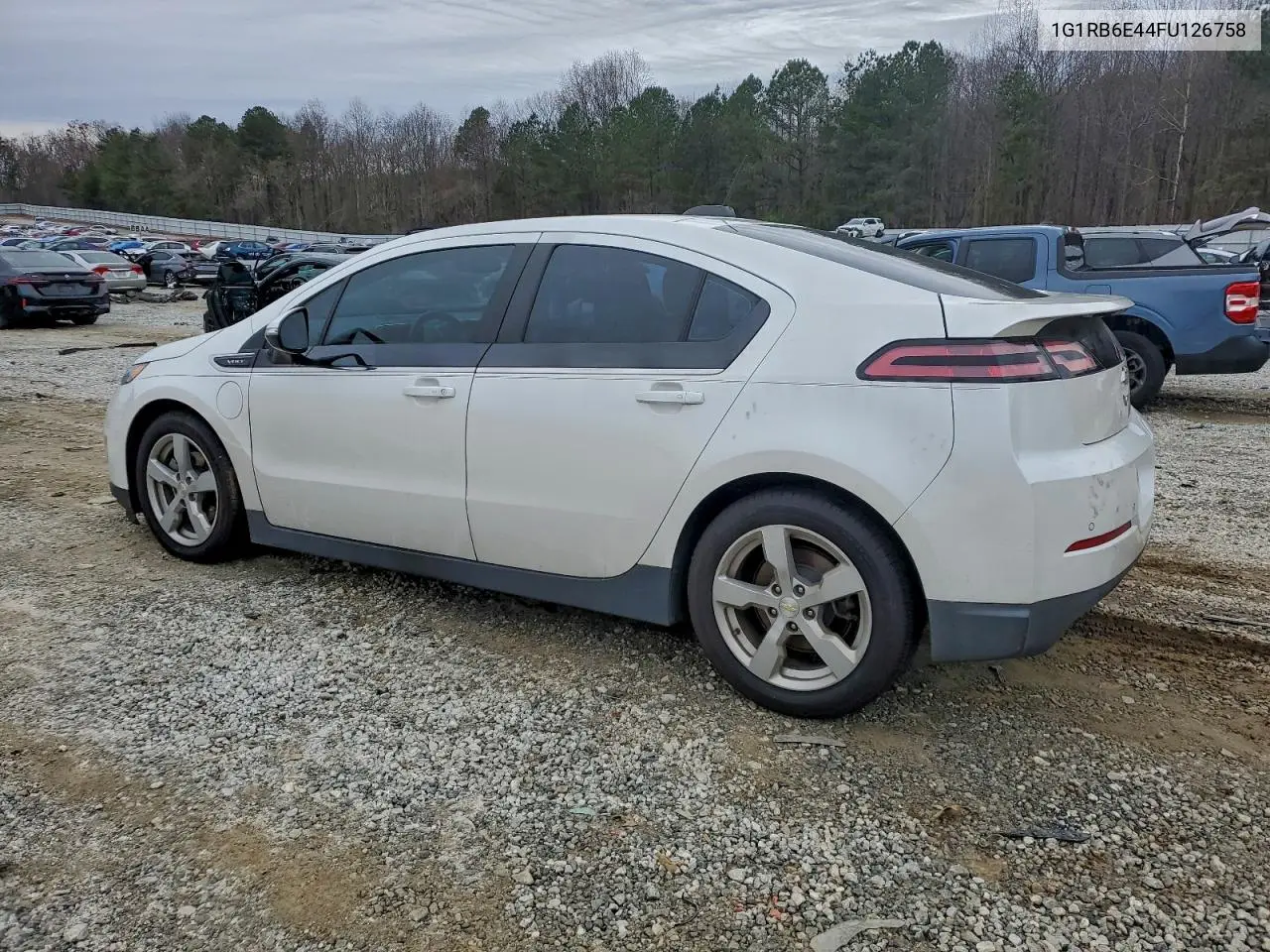 1G1RB6E44FU126758 2015 Chevrolet Volt