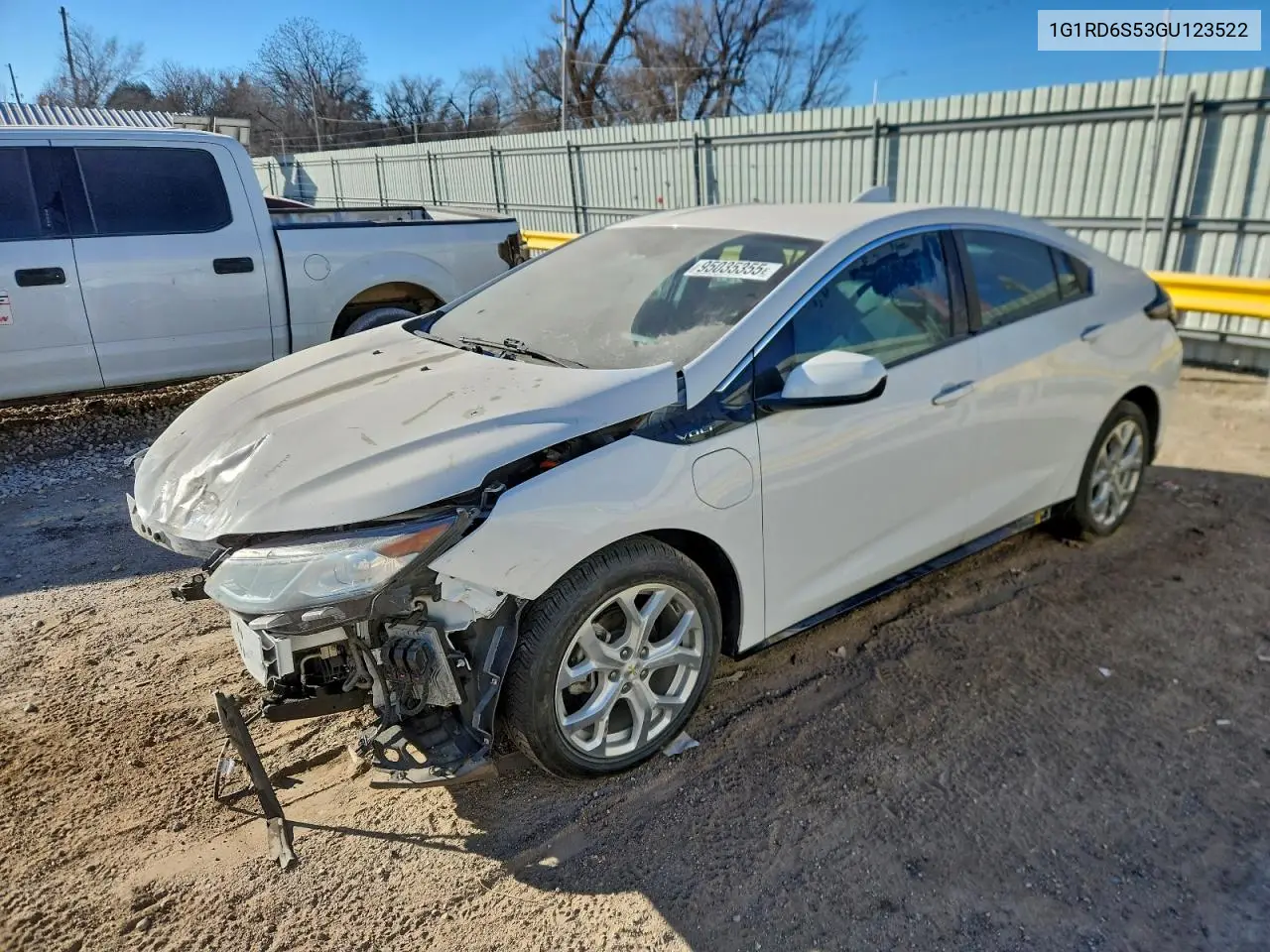 1G1RD6S53GU123522 2016 Chevrolet Volt Ltz