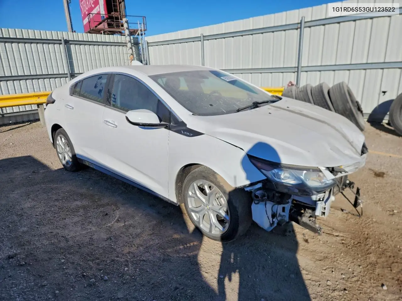 1G1RD6S53GU123522 2016 Chevrolet Volt Ltz