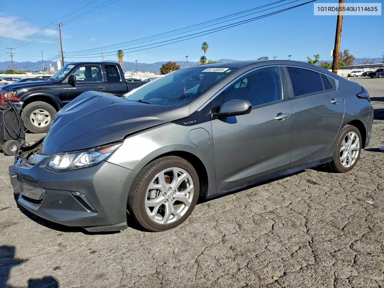 1G1RD6S54GU114635 2016 Chevrolet Volt Ltz
