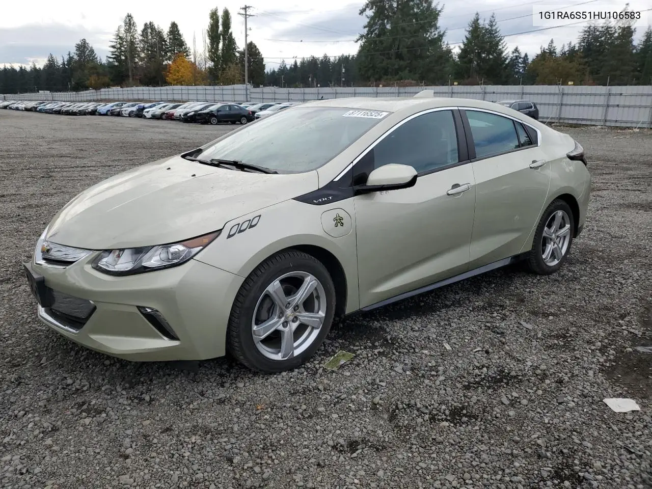 1G1RA6S51HU106583 2017 Chevrolet Volt Lt