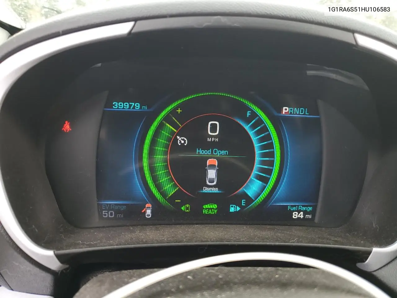 1G1RA6S51HU106583 2017 Chevrolet Volt Lt