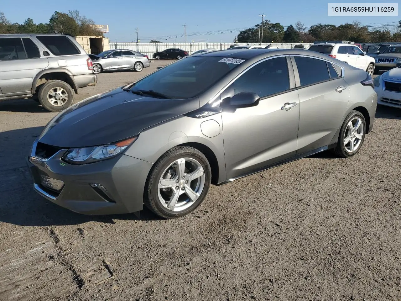 1G1RA6S59HU116259 2017 Chevrolet Volt Lt