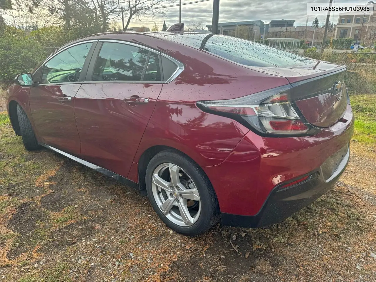 1G1RA6S56HU103985 2017 Chevrolet Volt Lt