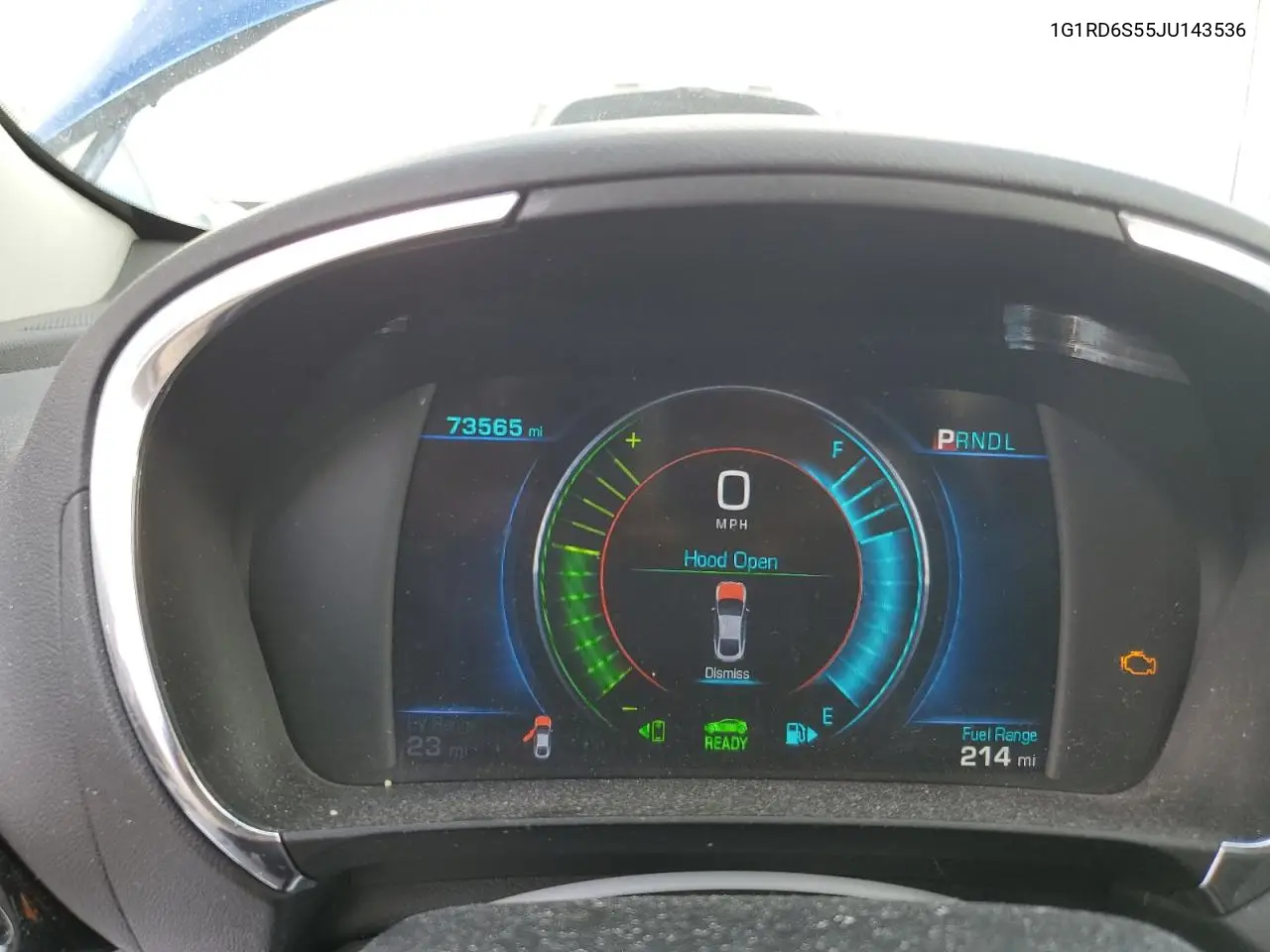 1G1RD6S55JU143536 2018 Chevrolet Volt Premier