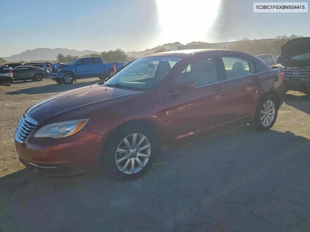 1C3BC1FGXBN504415 2011 Chrysler 200 Touring