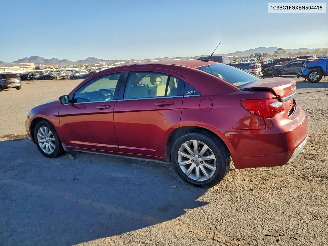 1C3BC1FGXBN504415 2011 Chrysler 200 Touring