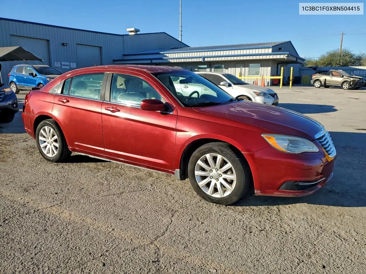 1C3BC1FGXBN504415 2011 Chrysler 200 Touring