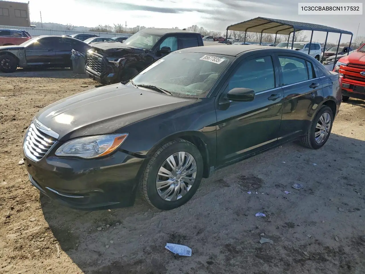1C3CCBAB8CN117532 2012 Chrysler 200 Lx