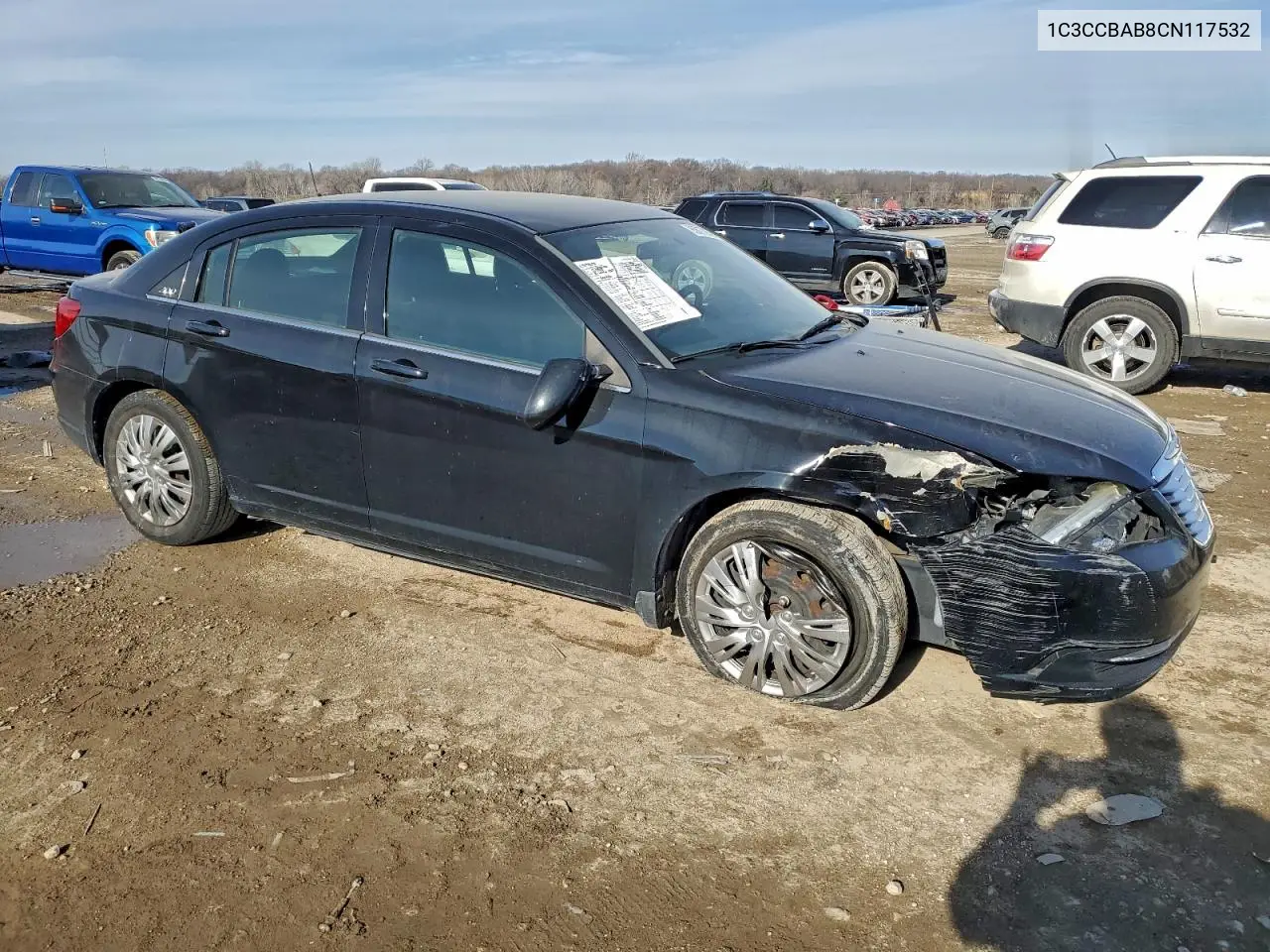 1C3CCBAB8CN117532 2012 Chrysler 200 Lx