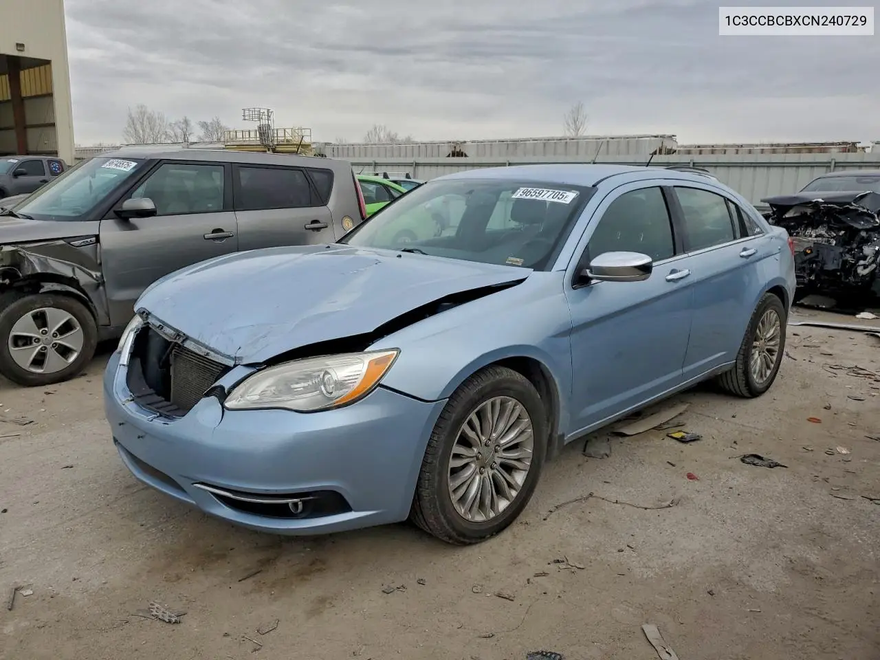 1C3CCBCBXCN240729 2012 Chrysler 200 Limited