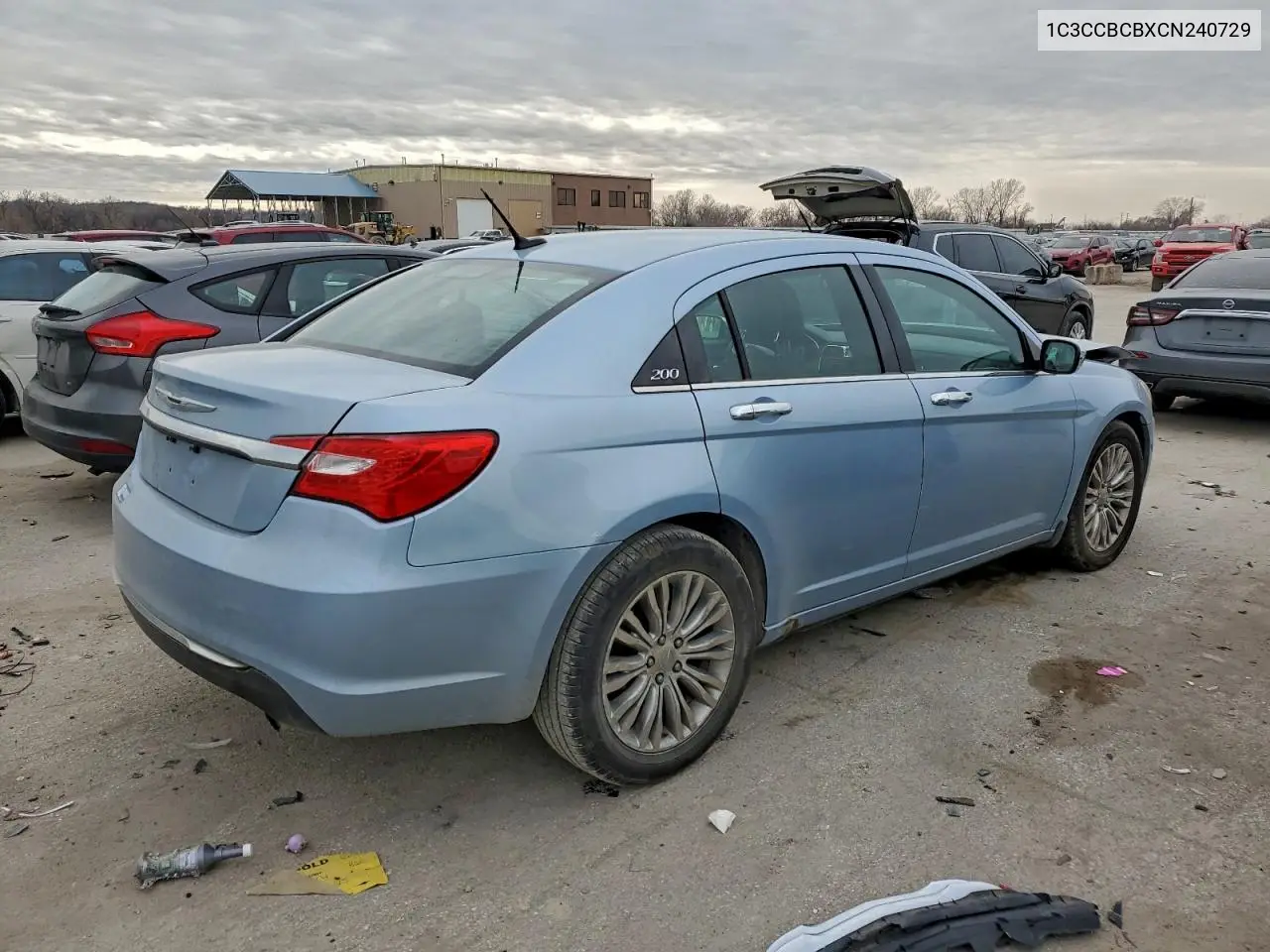 1C3CCBCBXCN240729 2012 Chrysler 200 Limited