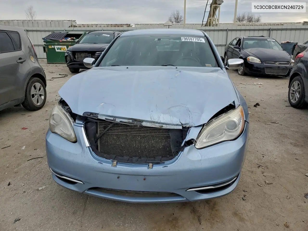 1C3CCBCBXCN240729 2012 Chrysler 200 Limited