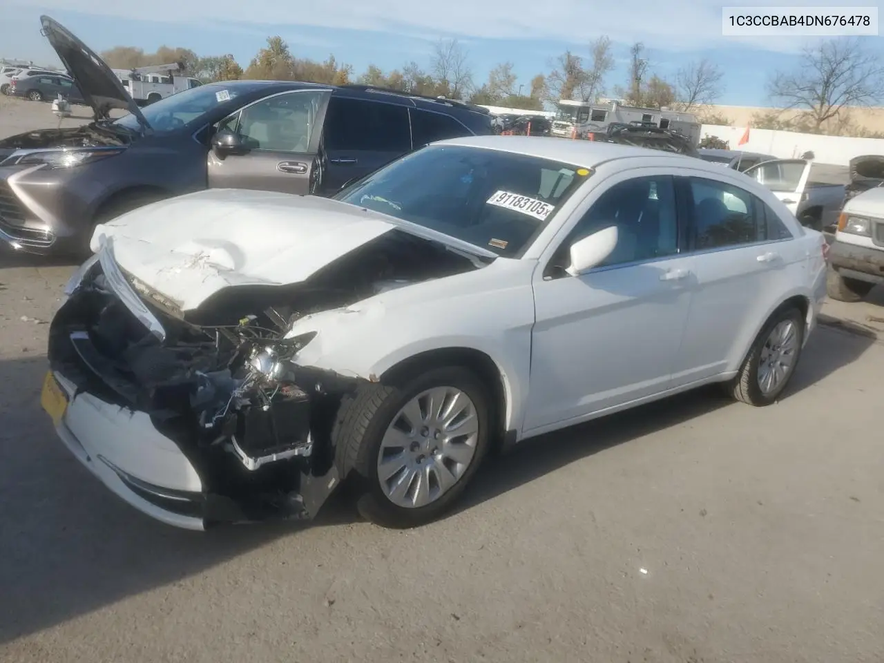 1C3CCBAB4DN676478 2013 Chrysler 200 Lx