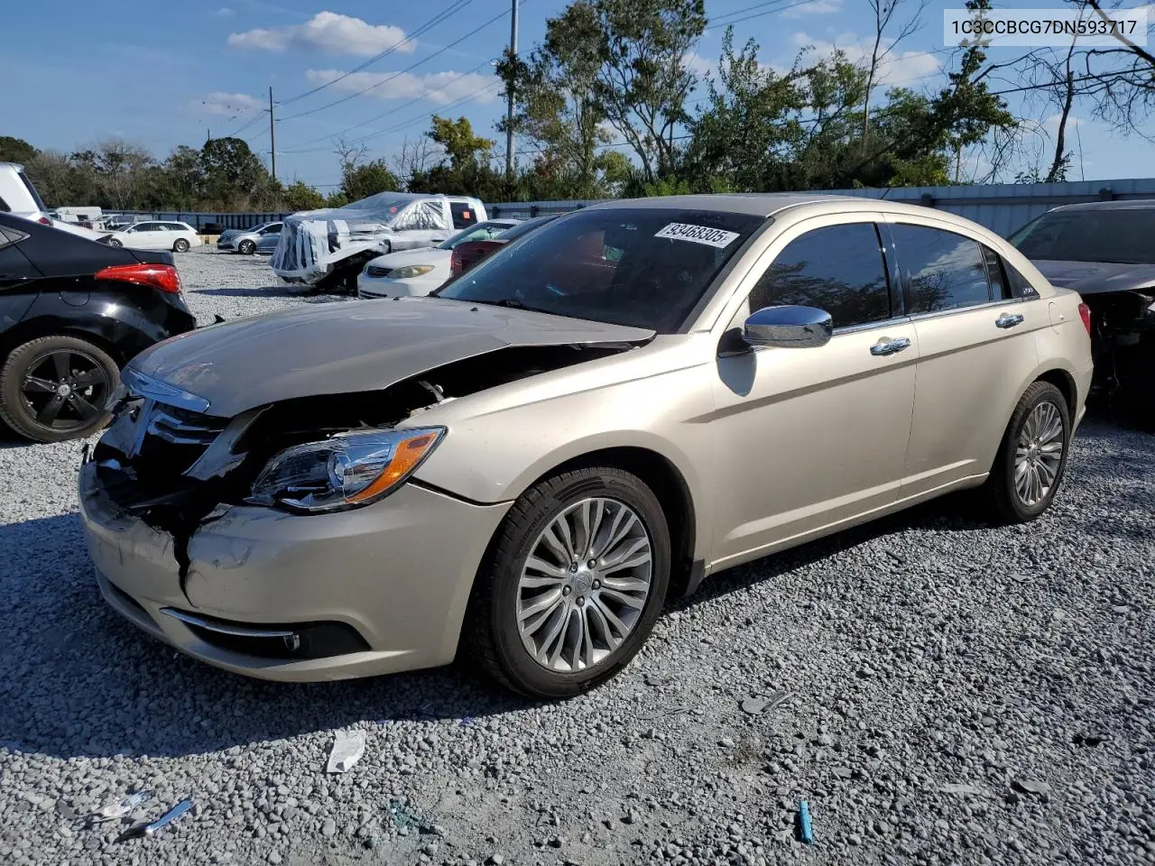 1C3CCBCG7DN593717 2013 Chrysler 200 Limited