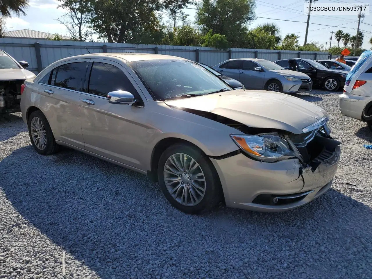 1C3CCBCG7DN593717 2013 Chrysler 200 Limited