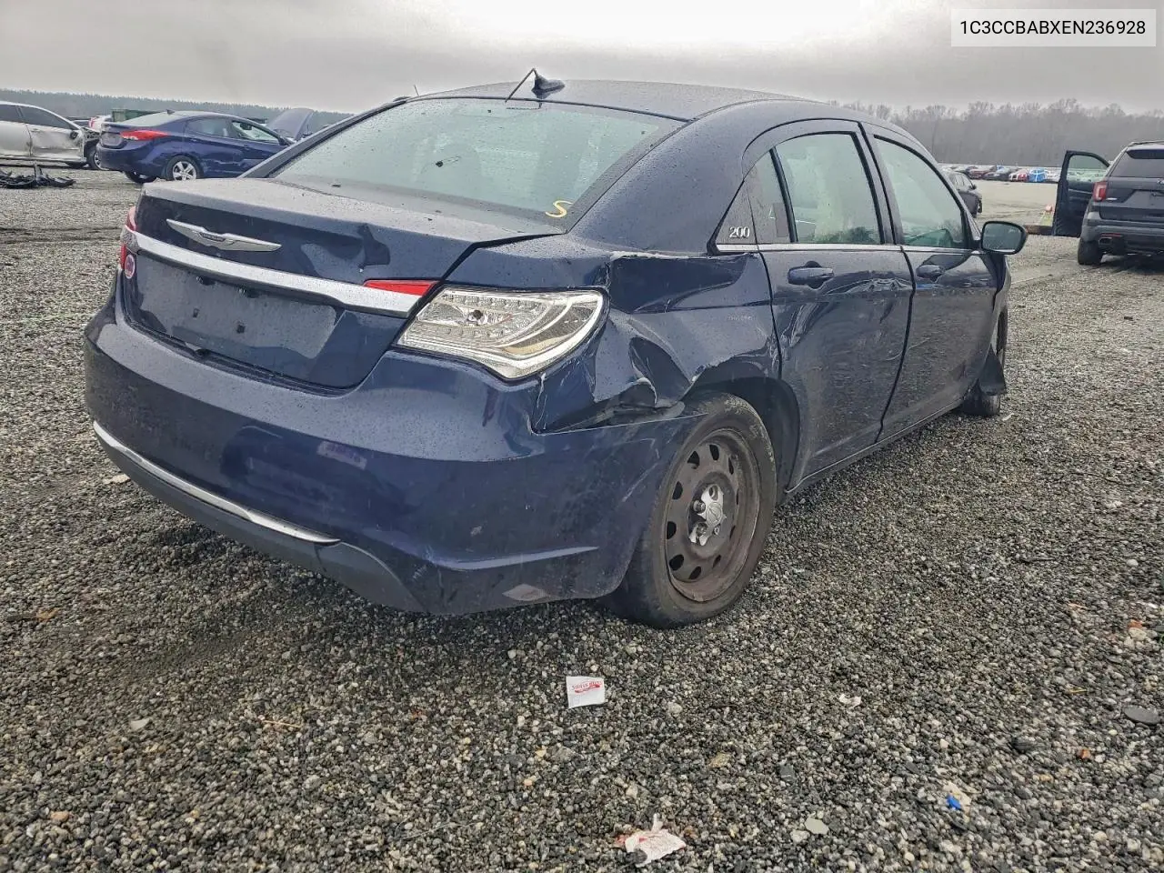 1C3CCBABXEN236928 2014 Chrysler 200 Lx