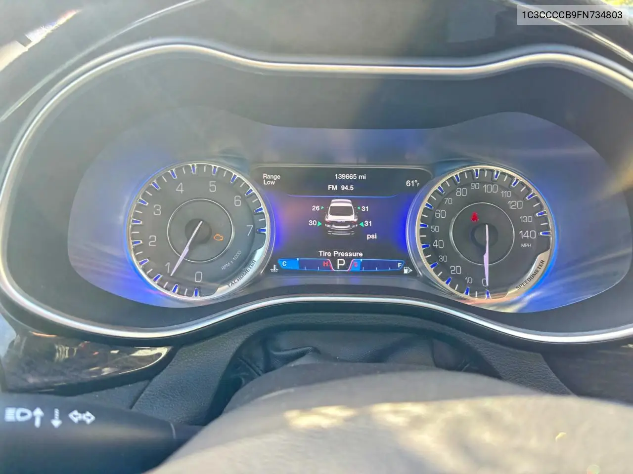 1C3CCCCB9FN734803 2015 Chrysler 200 C