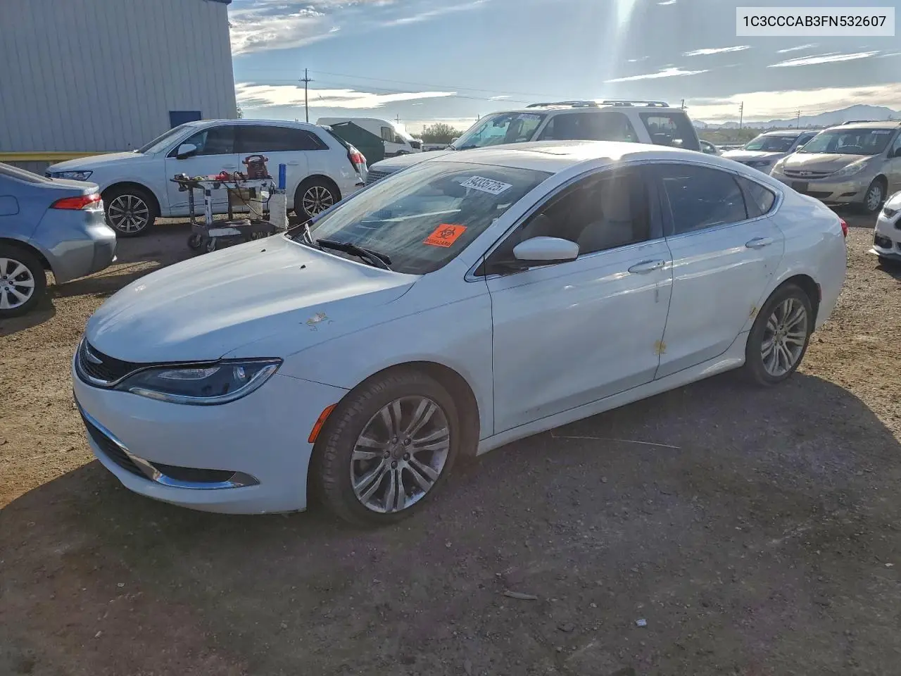 1C3CCCAB3FN532607 2015 Chrysler 200 Limited