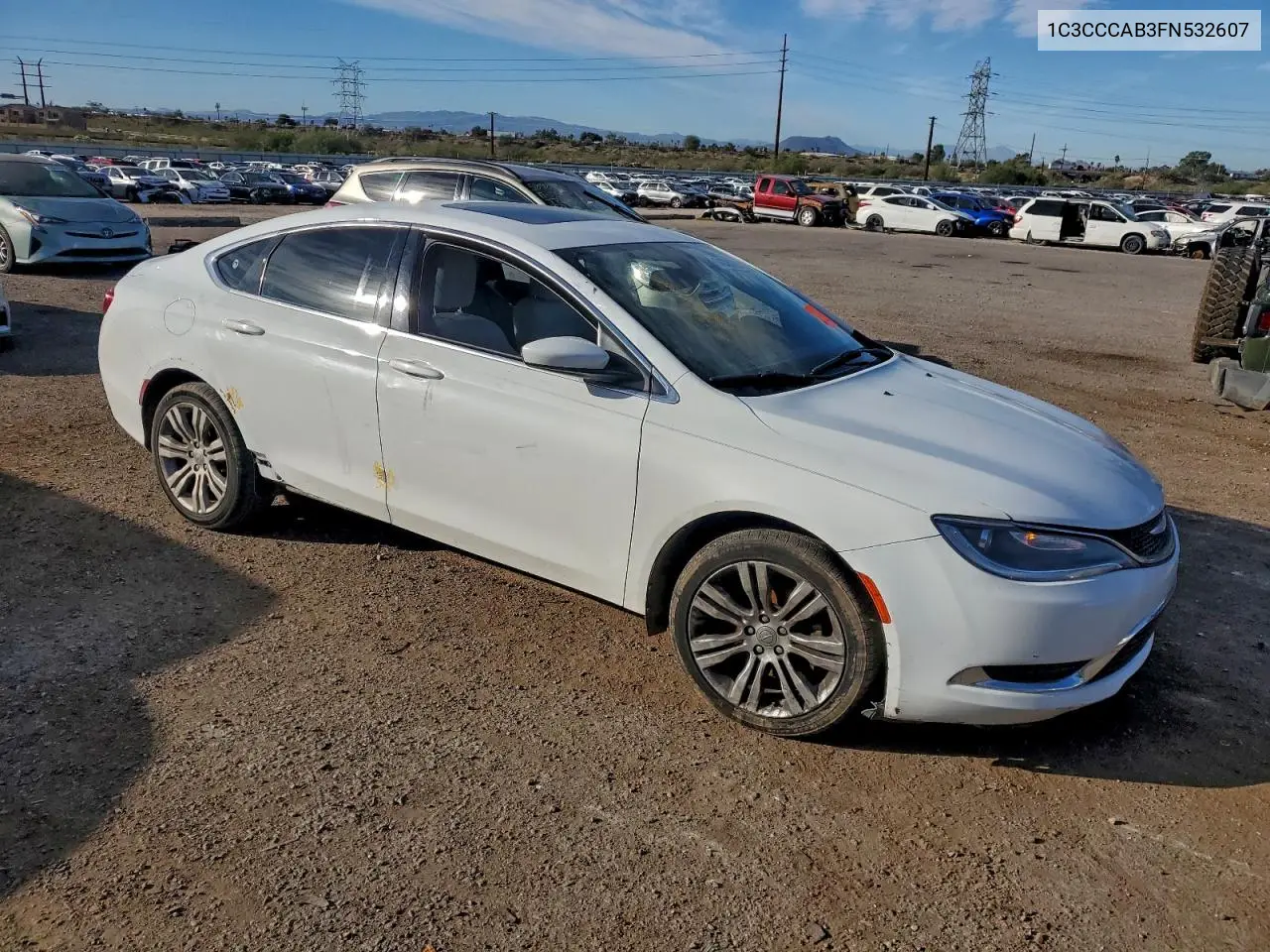 1C3CCCAB3FN532607 2015 Chrysler 200 Limited