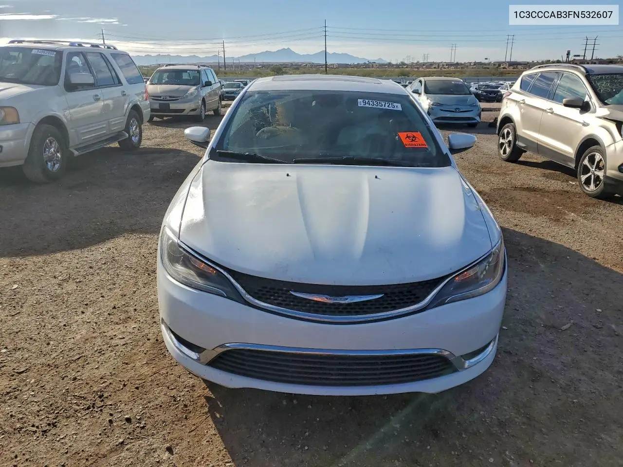 1C3CCCAB3FN532607 2015 Chrysler 200 Limited