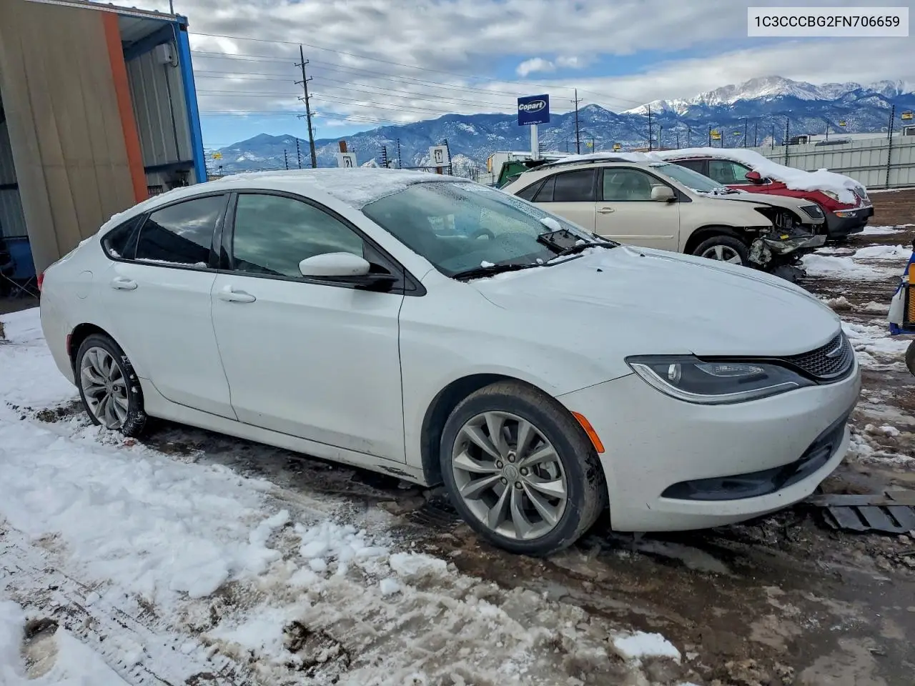 1C3CCCBG2FN706659 2015 Chrysler 200 S