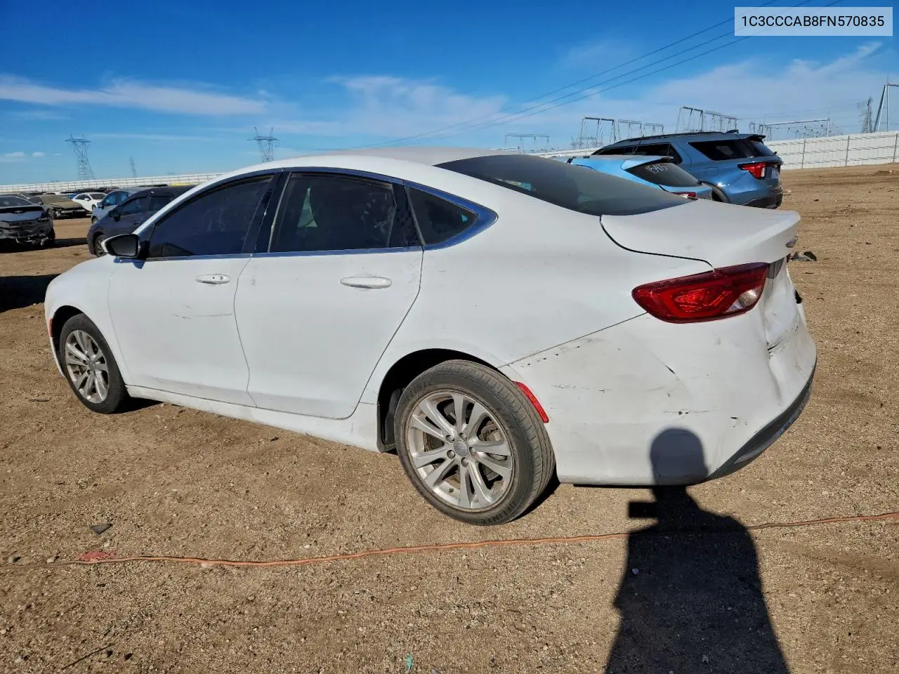 1C3CCCAB8FN570835 2015 Chrysler 200 Limited