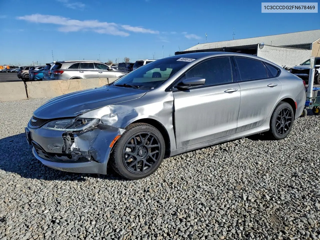 1C3CCCDG2FN678469 2015 Chrysler 200 S