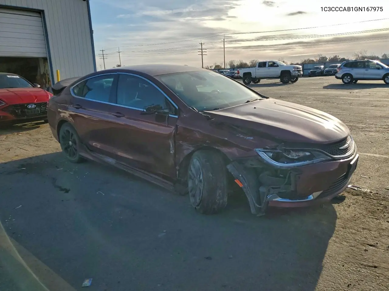1C3CCCAB1GN167975 2016 Chrysler 200 Limited