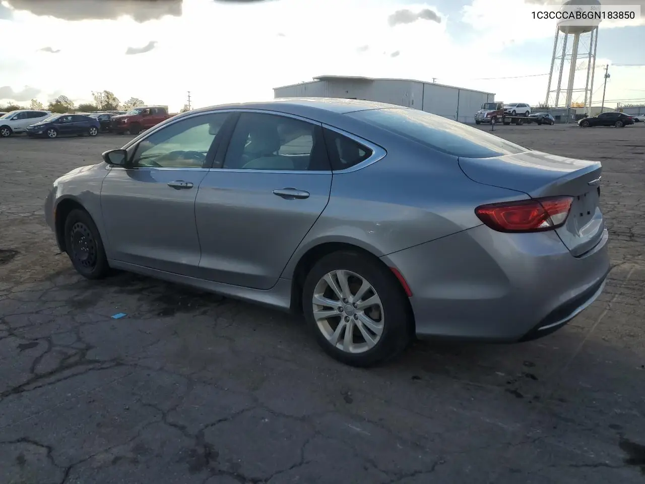 1C3CCCAB6GN183850 2016 Chrysler 200 Limited