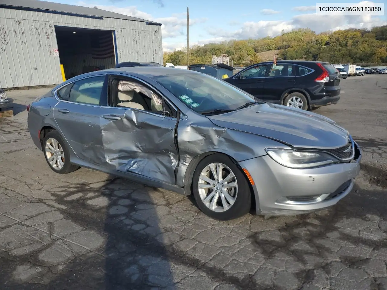 1C3CCCAB6GN183850 2016 Chrysler 200 Limited