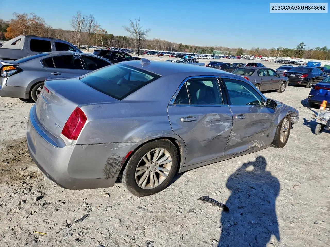 2C3CCAAGXGH343642 2016 Chrysler 300 Limited